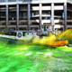 Turning the Chicago River green